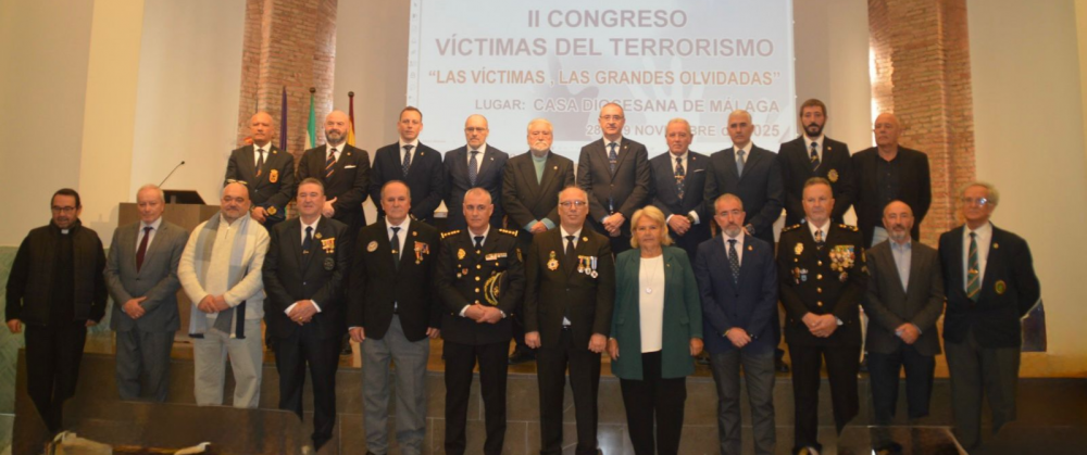 La AVT participa en el II Congreso de Víctimas del Terrorismo celebrado en Málaga